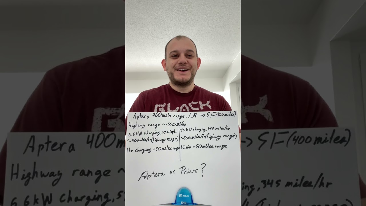 How Does The New Aptera Launch Edition Road Trip Level 2 vs Level 3 Charging?!?!