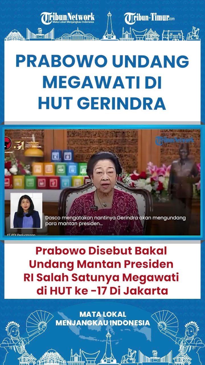 SHORT Sufmi Dasco Ungkap Prabowo Bakal Undang Megawati dan Mantan Presiden Lainnya ke HUT Gerindra