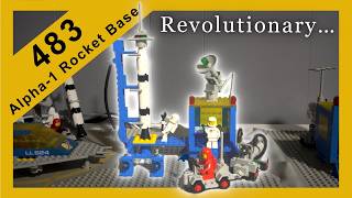 LEGO Classic Space 483/920 Alpha-1 Rocket Base. [REVIEW/RETROSPECTIVE] Vintage 1978