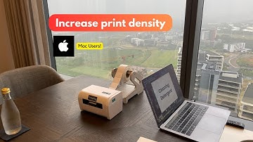Mac Tutorial - Adjust Your Print Density (darkness) on The Trophy Thermal Printer