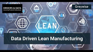 Webinar: Data Driven Lean Manufacturing