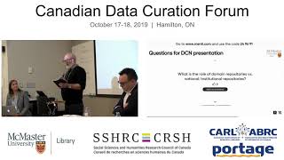 2019 Canadian Data Curation Forum - Panel Discussion