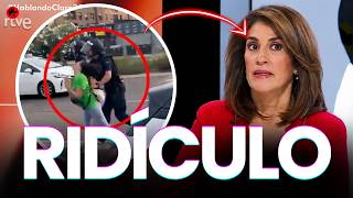 El VERGONZOSO comentario de ANA SAMBOAL en TVE: "Simplemente la empujan y se cae"