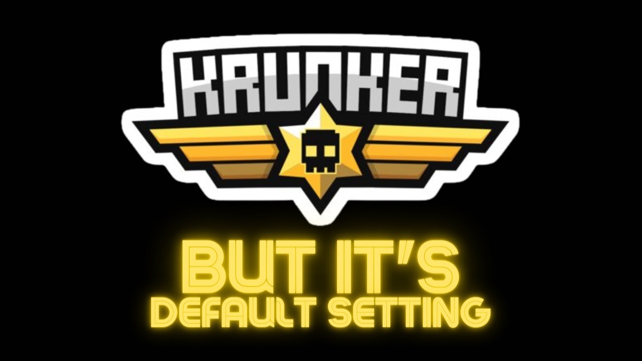 Krunker Default Setting Gameplay (it's kinda funny)