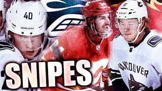 PETTERSSON & BOESER SNIPES - EDLER OVERTIME WINNER (Vancouver Canucks VS Calgary Flames) - NHL