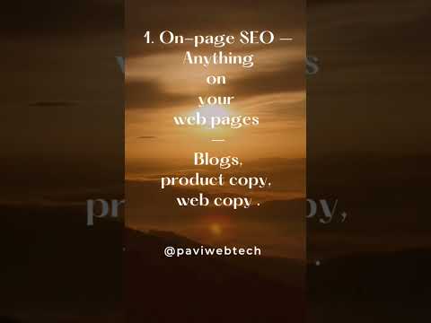 what are the two types of seo techniques