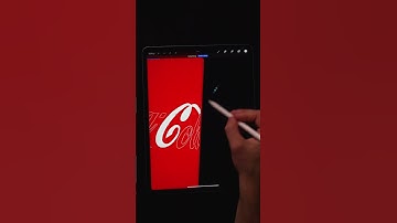 Coca Cola Animation Made In Procreate #procreate #procreateanimation #shorts