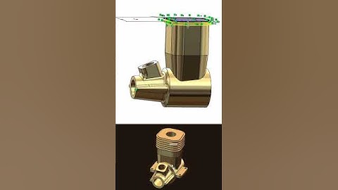 SolidWorks Tutorial | Single Cylinder Engine Block Design in SolidWorks 🏎️🔧 | Step-by-Step Modeling