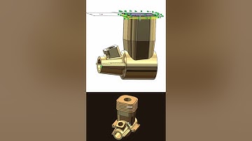 SolidWorks Tutorial | Single Cylinder Engine Block Design in SolidWorks 🏎️🔧 | Step-by-Step Modeling