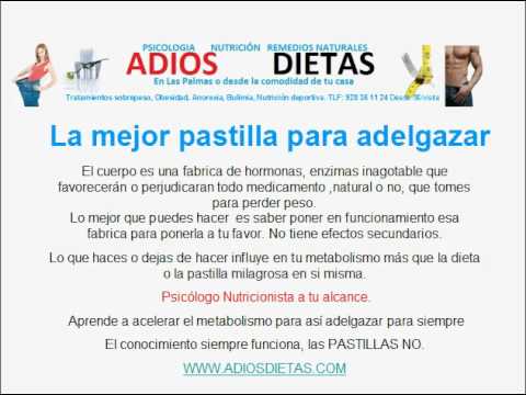 La mejor pastilla para adelgazar Método ADIOSDIETAS