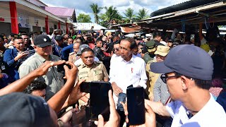 Keterangan Pers Presiden Jokowi setelah Tinjau Pasar Kambara, Kab  Muna Barat, 13 Mei 2024