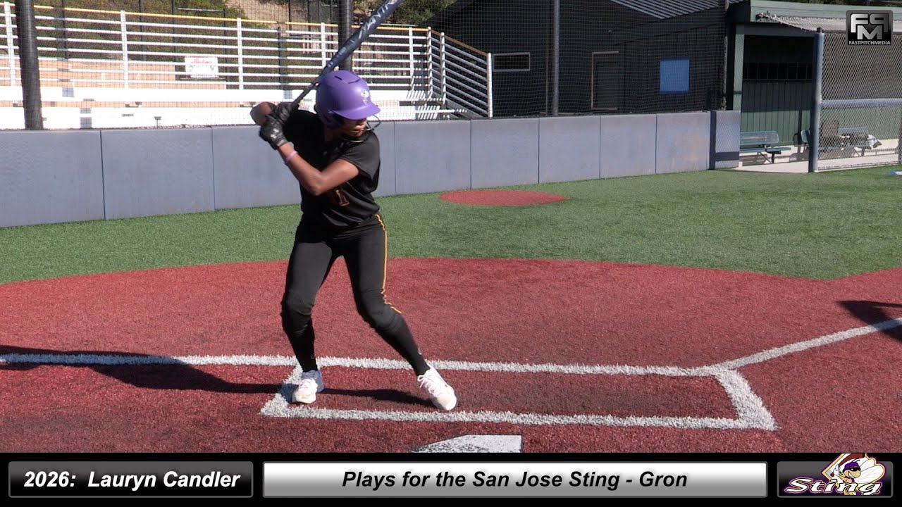 2026 Lauryn Candler 3.8 GPA - Power Hitting Outfielder Softball Recruiting Video - San Jose Sting 