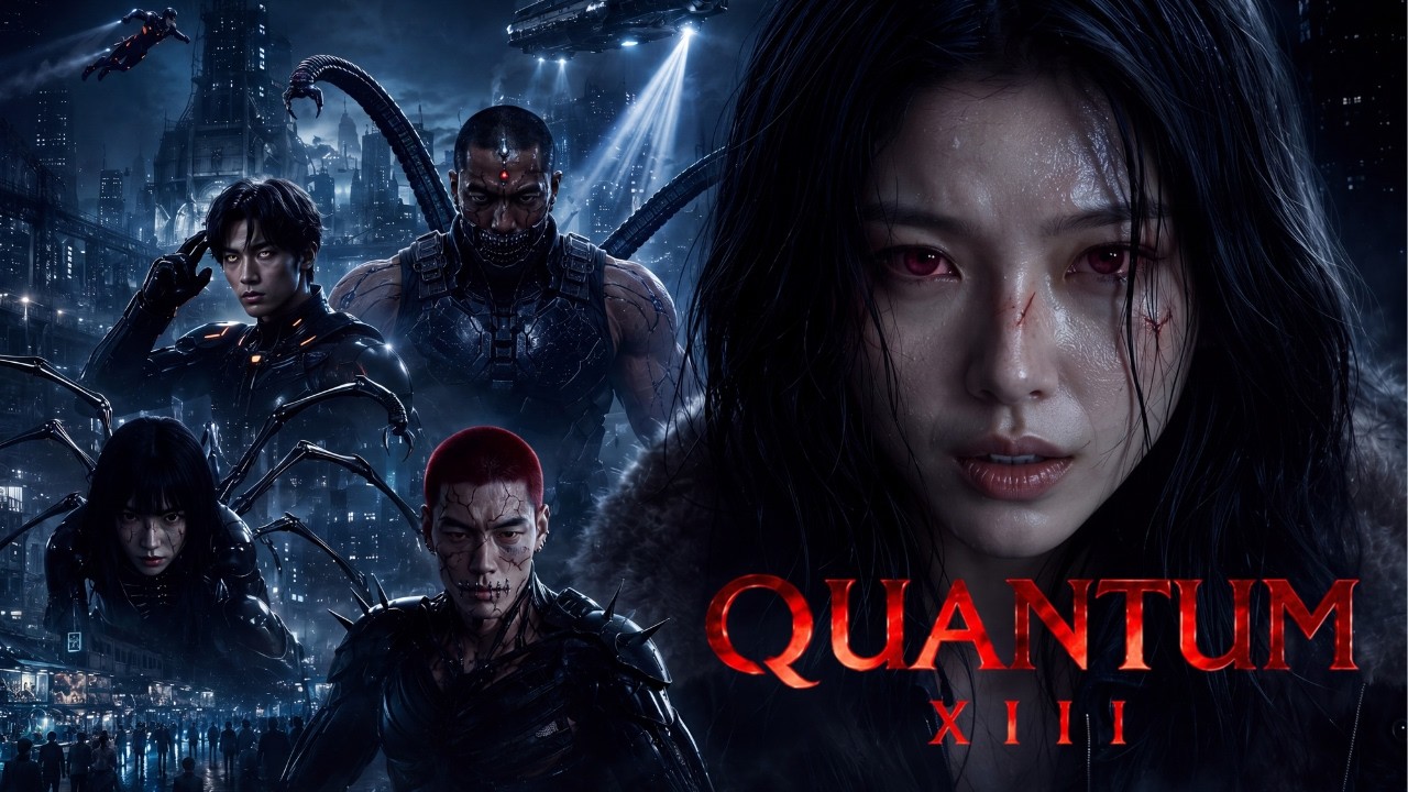 ⁣A Sci-Fi Cyberpunk Action Movie with Undead Cyborgs vs Superhumans | QUANTUM 13 - ACT 01