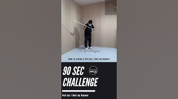 Pull Up Banner or Roll Up Banner (Setup within 90Sec) #Shorts