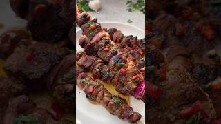 Chilli Garlic Er Steak Skewers. Recipe