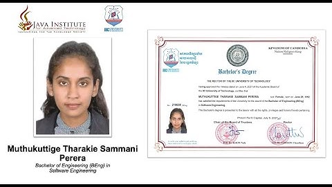 IIC University | (B Eng) in Software Engineering | Java Institute for Advanced Technology | ICBM