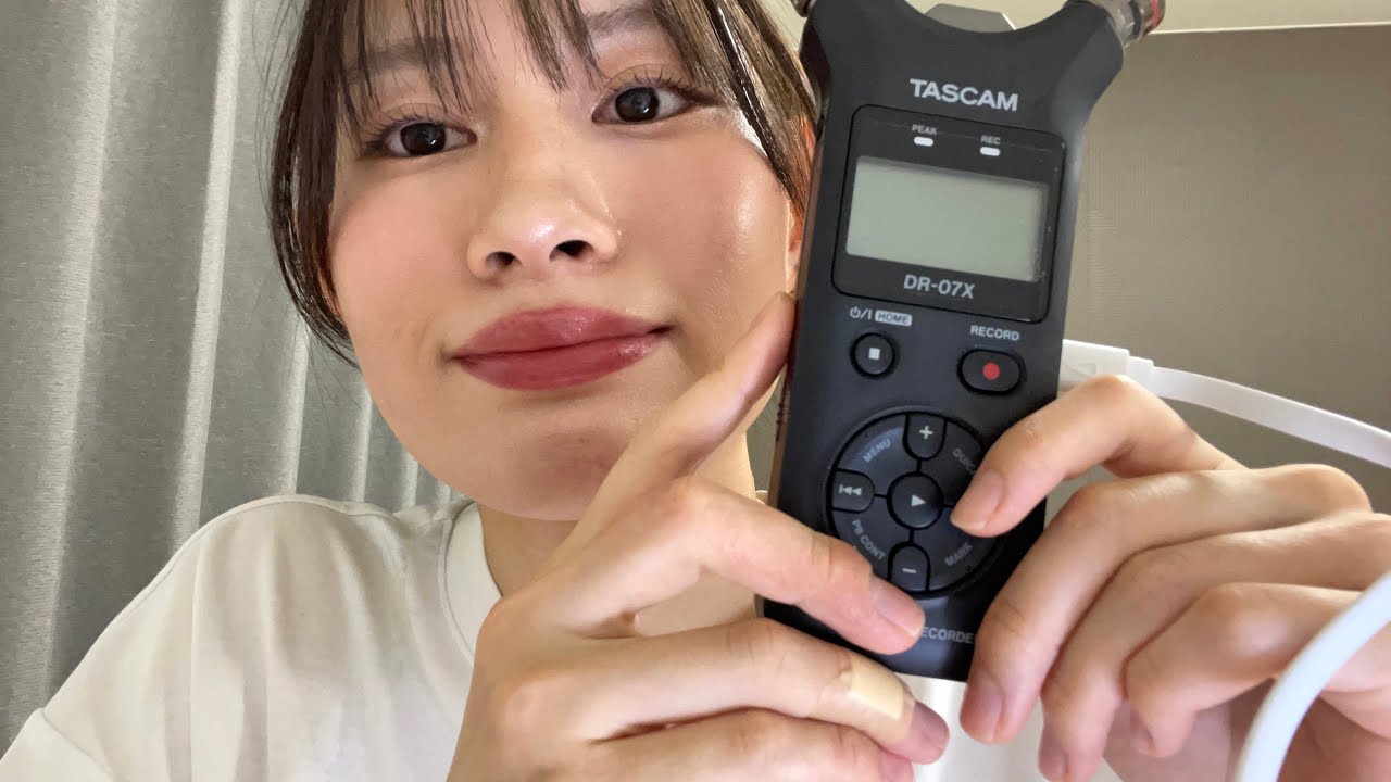 ASMR - Tapping TASCAM DR-07X🎙