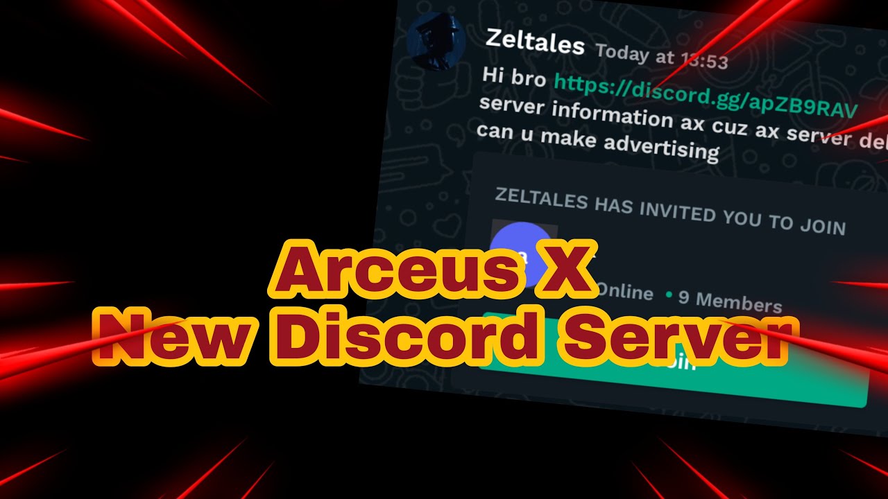 Arceus X Discord Server 💥 