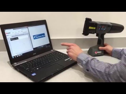 EBS 260 Handjet printing logos Example 1