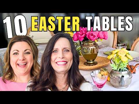 10 SIMPLE Easter Tablescapes You NEED To See This Spring! thumbnail