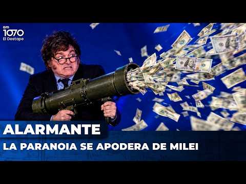 🚨 ¡ASÍ DE MAL NOS GOBIERNA! MILEI muestra sus PROBLEMAS de CONFIANZA en MEDIO de un DISCURSO