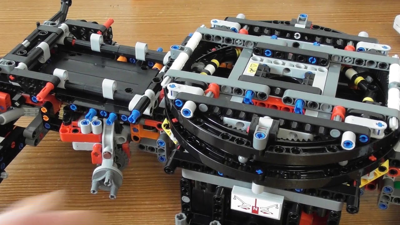 Building Lego Technic Rough Terrain Crane SET 42082 PART 10 - YouTube