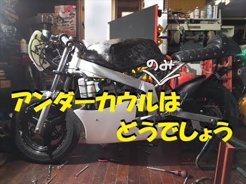 フルカウルのアンダーカウルのみ装着してみる！カッコいいのか悪いのか