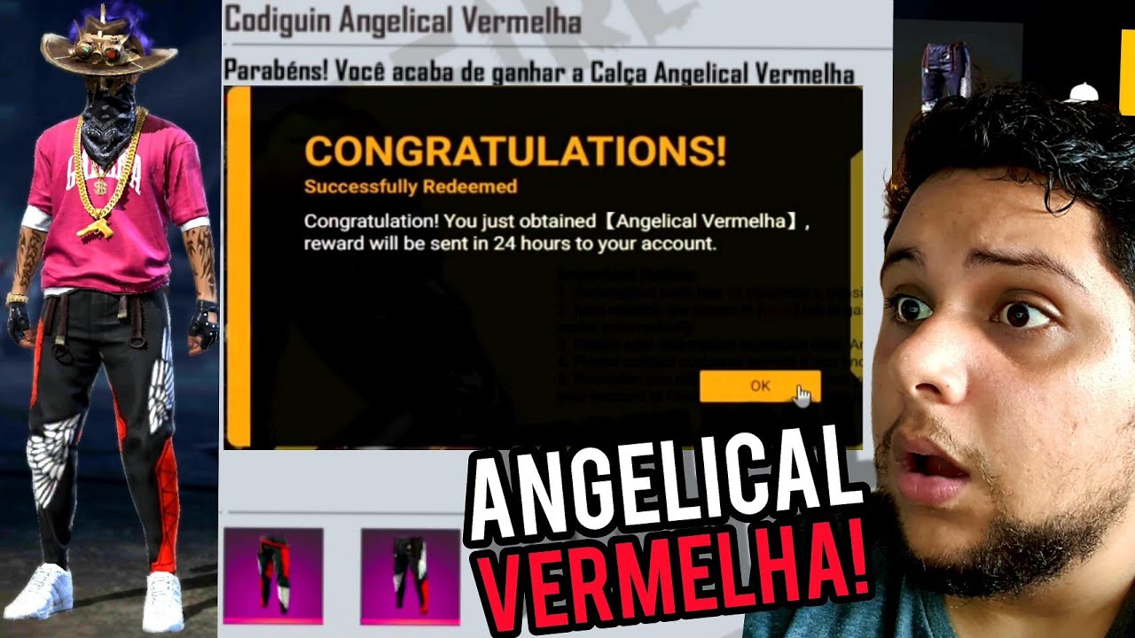 URGENTE! CODIGUIN DA CALÇA ANGELICAL DOURADA CHEGOU! VEJA AQUI COMO  CONSEGUIR UM CODIGUIN 