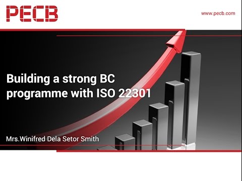 Building a strong BC programme with ISO 22301