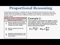 Proportional Reasoning in Physics Quiz