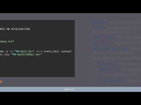 How to Use FFmpeg and GeForce Hardware to Decode and Encode 4K MKV Movies to 1080p