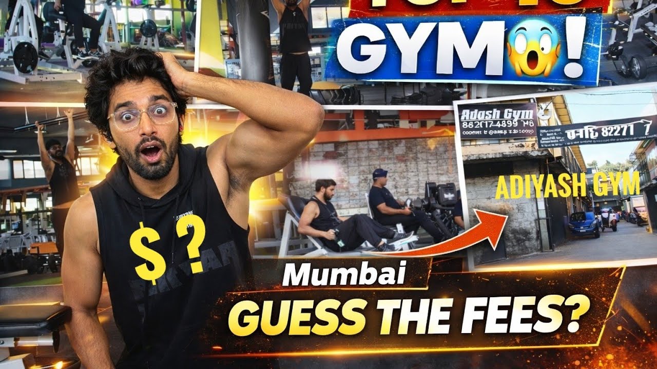 GYM Fees ? Top Gym in Mumbai ! Full vlog ! 