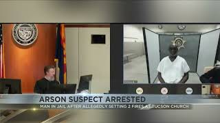 Man held on $20K bond in local church arson case