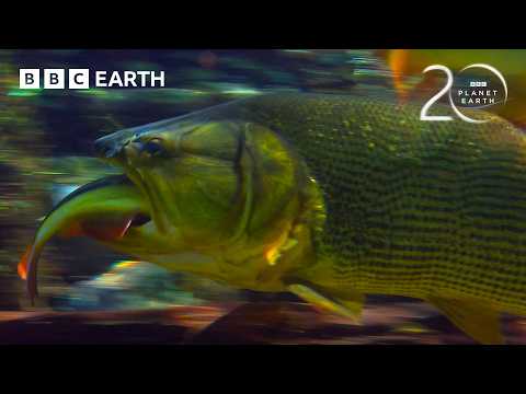 Piranhas Strip a Fish to the Bone | 20 Years of Planet Earth | BBC Earth