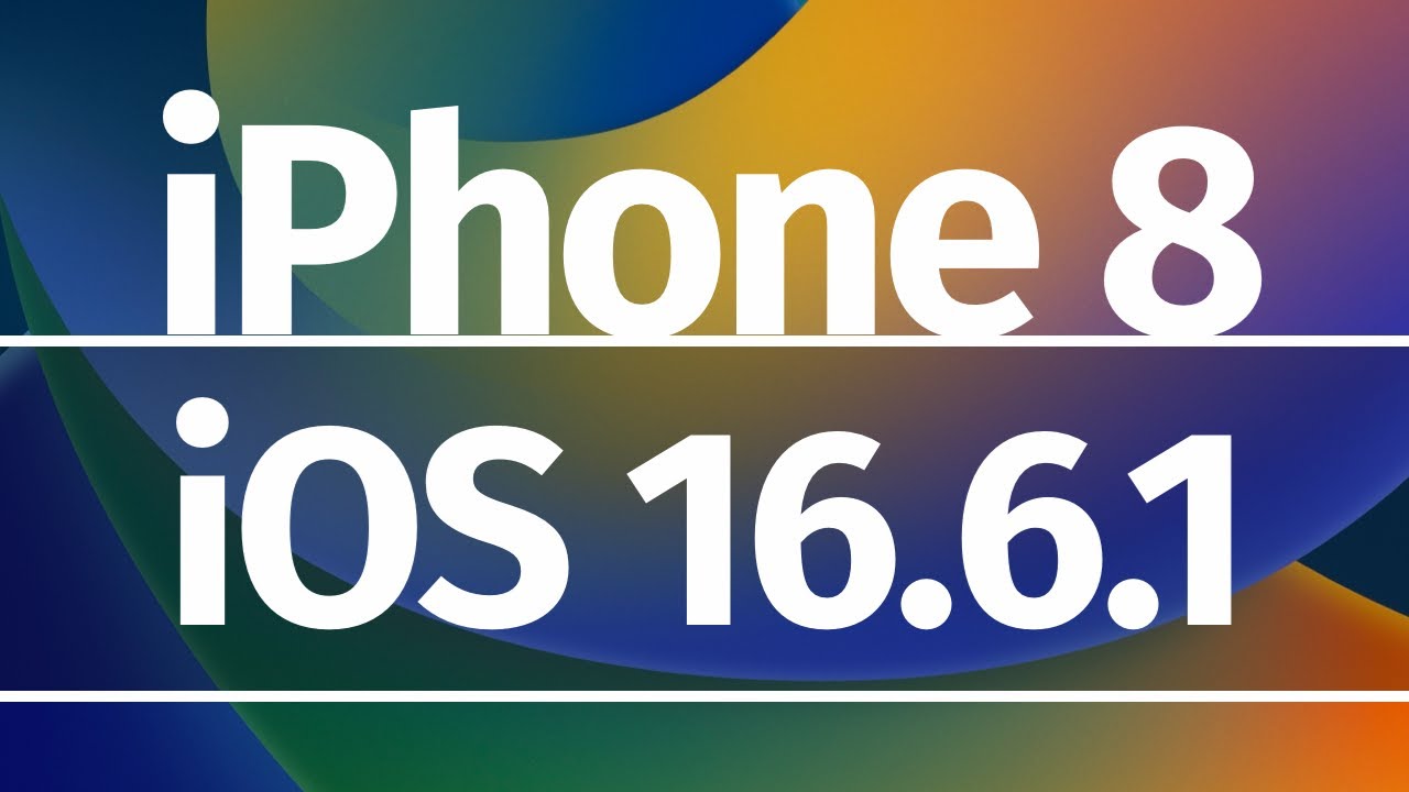 How to get iOS 16.6.1 on your iPhone 8 & iPhone 8 Plus - YouTube