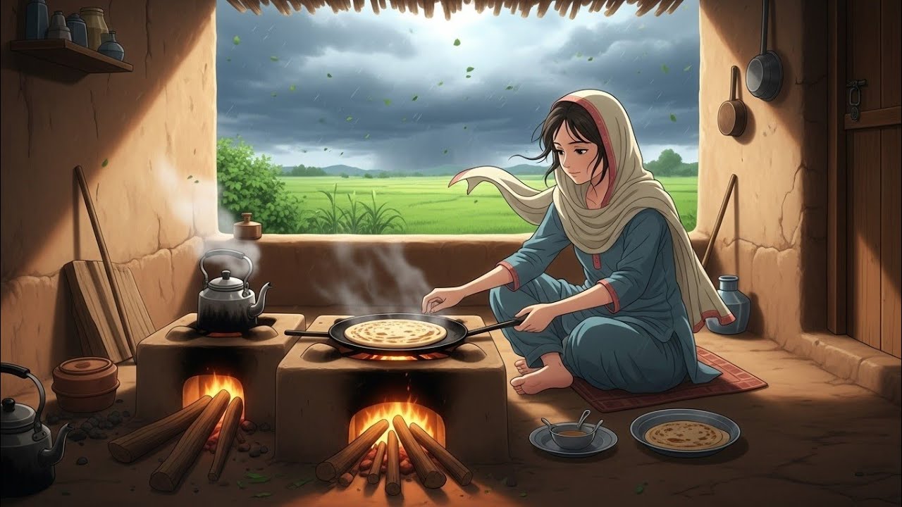 Peaceful ASMR Villiers routine life! ASMR Anime | Cozy Rainy Day!