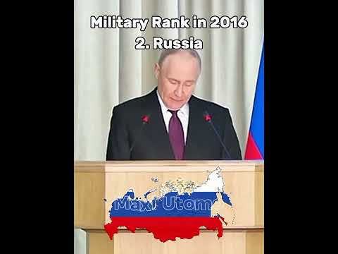 Countries Military Rank in 2016(for entertainment)#ranking#military #world#shorts#fypシ#viral