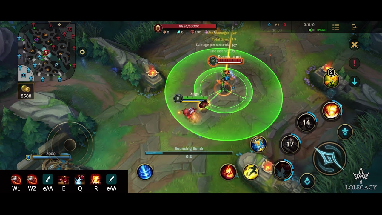 WILD RIFT - Ziggs Standard All In Combo