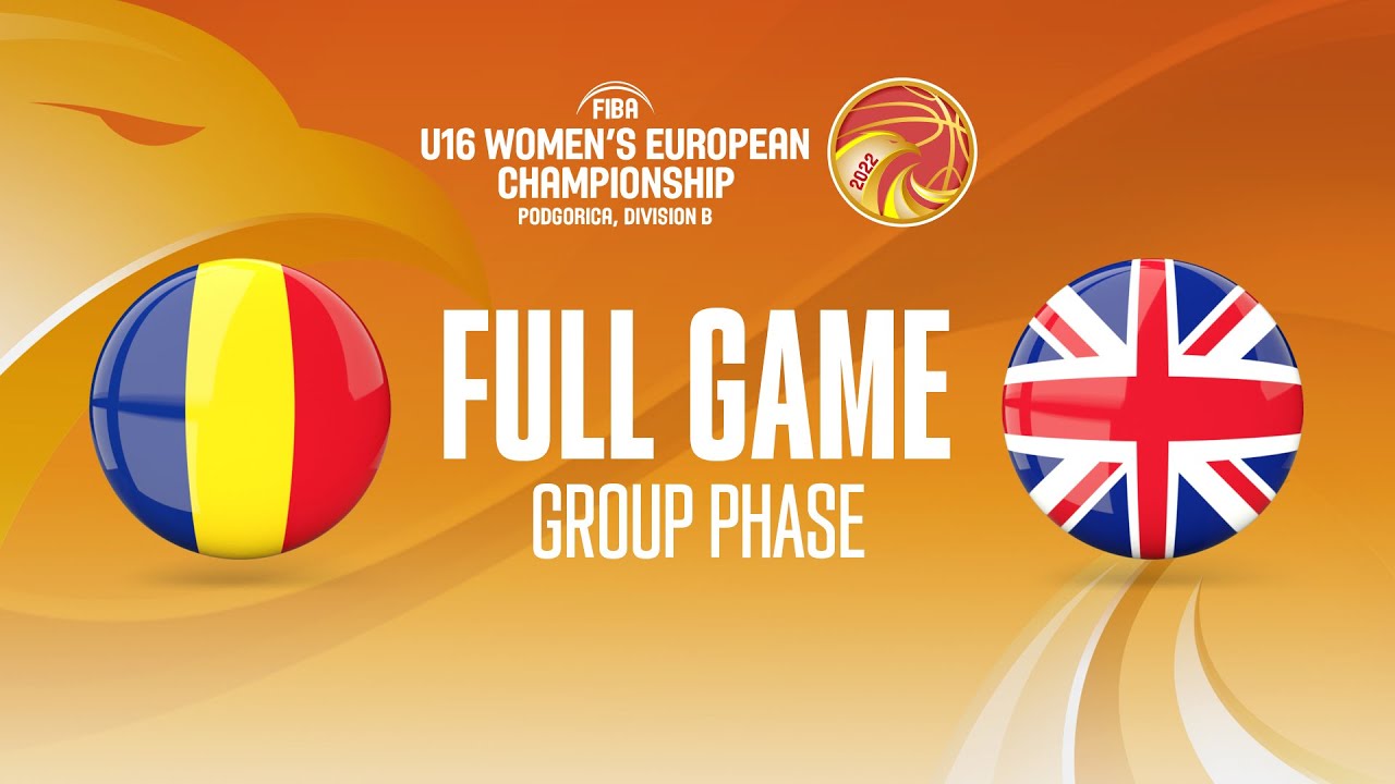 Romania v Great Britain | Full Basketball Game | FIBA U16 Women's European Championship 2022 - Div B