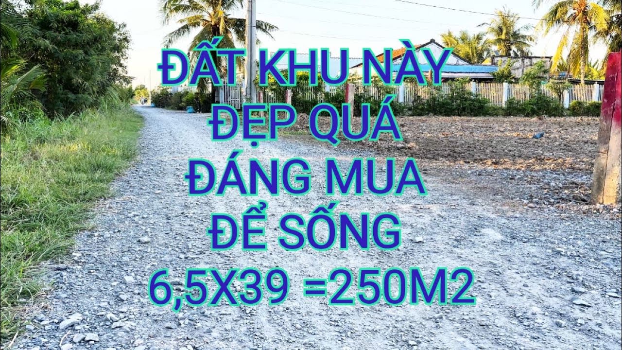 bán đất vườn sẵn 100 thổ cư có VIEW KÊNH 🍀 ngang 6.5x39 =250M2 | Phương Lâm BDS