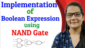 Implementation of  Boolean Expression using NAND Gate in Hindi|Digital Electronics