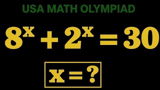 Can You Solve This? | Nice Exponential Equation | Math Olympiad Question!#maths#algebra#education