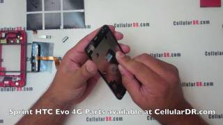 Sprint Evo 4G LCD Touch Screen Digitizer Repair Video - HTC Evo 4G Touchscreen Glass Disassembly