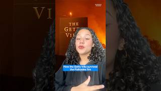 The #GettyVilla still stands with only minor damages due to these two things. #wildfire #california