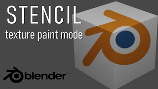 Learn Stencil Texture Painting in 3 min 7 sec | Blender
