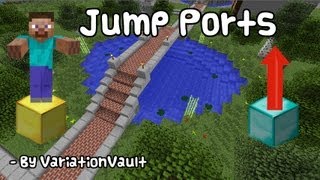 Minecraft Bukkit Plugin - Jump Ports - Jump to teleport - Make anything a teleporter