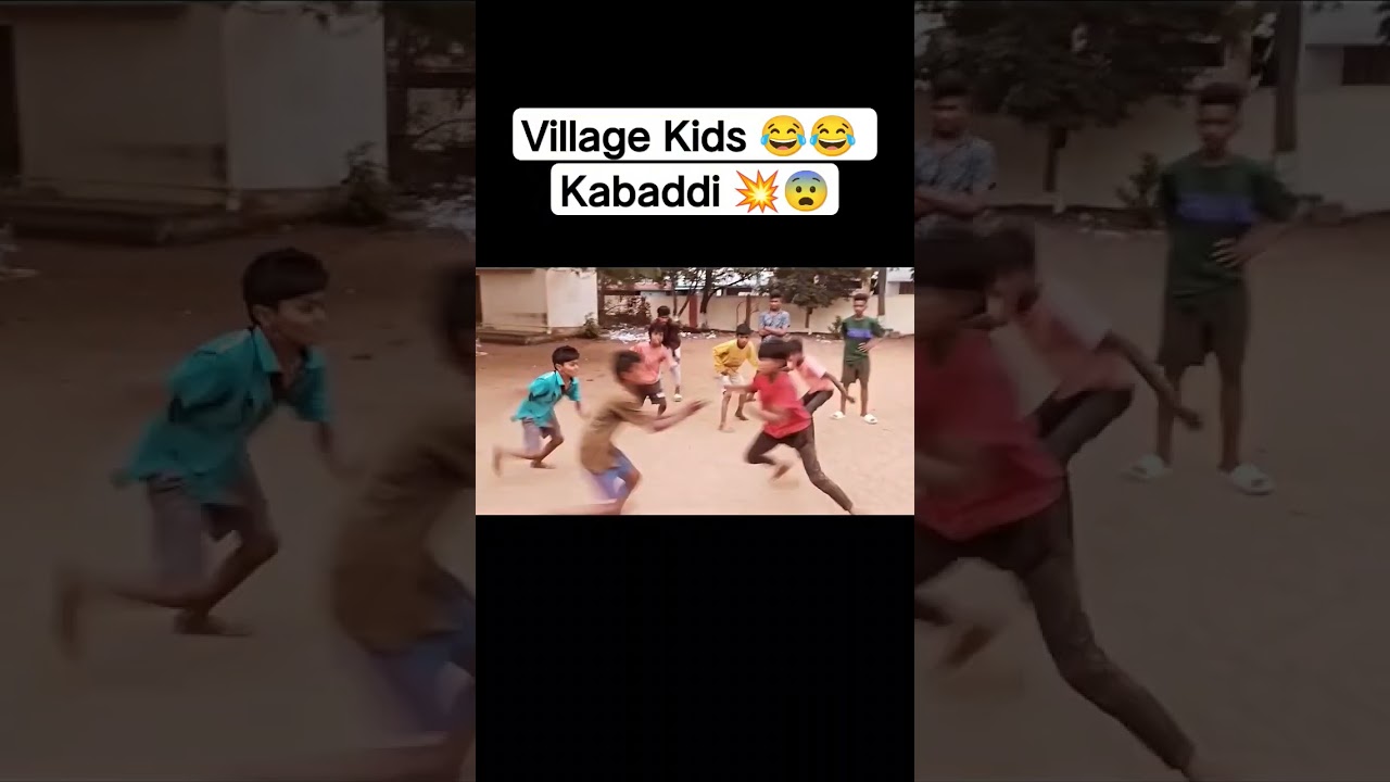 Village kids kabaddi 💥😂😂 