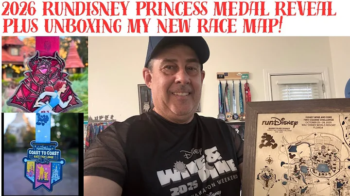 2026 runDisney Princess Medals Are Out! Plus @racemapsoffical Unboxing