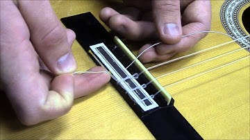 How To Restring a Classical Guitar