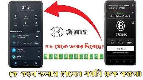 Bits Airdrop সিজন ১ এর ১ লক্ষ ডলার দিয়েছে। কিভাবে ডলার উইথড্র দিবেন এখনি দেখেনিন।